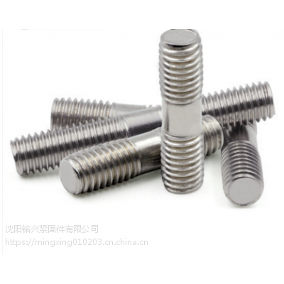 辽宁沈阳铭兴不锈钢双头螺柱M12×80 价格、厂家及螺母配套解析